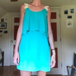 Turquoise dress